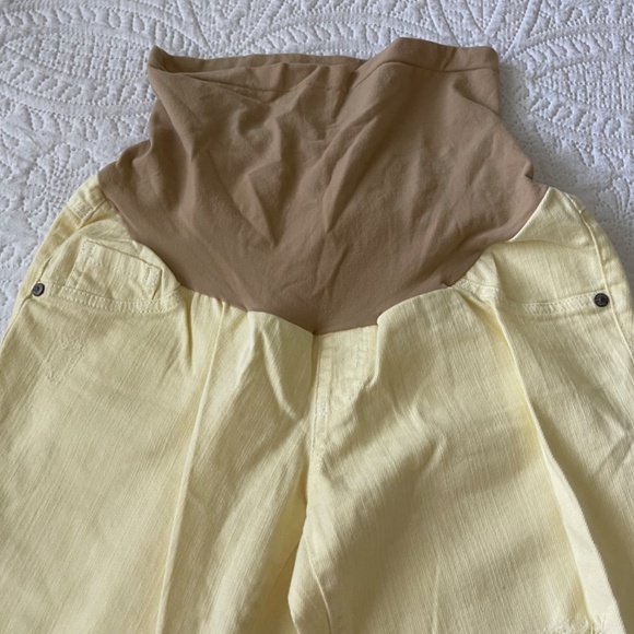 Maternity Jeans light yellow Indigo Blue brand - Picture 9 of 12